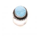 Ca. 1950's Navajo Sterling Silver Larimar Ring