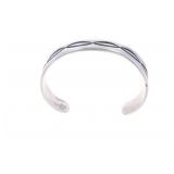 Navajo Emerson Bill Sterling Silver Bracelet
