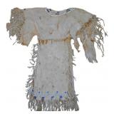 ca. 1890 Cheyenne Beaded Cowrie Woman's Dress