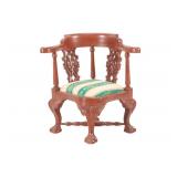 18th Century Georgian Mahogany Corner Chair