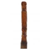 Hand-Carved Table Top Rosewood Tiki Totem