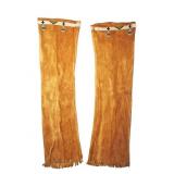 ca. 1890 Nez Perce Beaded Antelope Hide Leggings