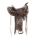 ca. 1930-40 Bohlin Sterling Silver Parade Saddle