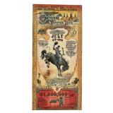 Cheyenne Wyoming Frontier Days Rodeo Metal Sign