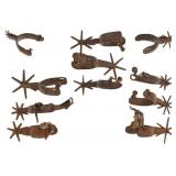 19th C Vaquero Ornate Single Ranch Spur Collection