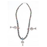 Navajo Sterling Silver Pearl Blossom Necklace