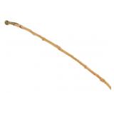 REPURPOSED Brass Yoke Acorn End Walking Stick
