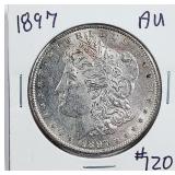 1897  Morgan Dollar   AU