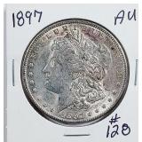 1897  Morgan Dollar   AU
