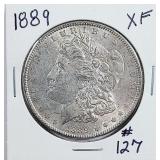 1889  Morgan Dollar   XF