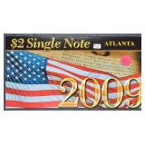 2003-A  $2 FRN  Atlanta  CU Serial # starts 2009