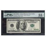 2006-A  $100 FRN  K-Star  Dallas  PMG AU-55 EPQ