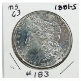 1881-S  Morgan Dollar    MS-63