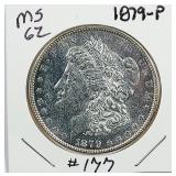 1879  Morgan Dollar   MS-62