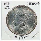 1878  Morgan Dollar  MS-62