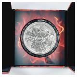 2017 $25 Samoa  Greek Chthonic Gods  1 KG Silver