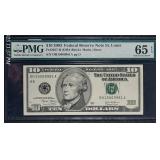 2003  $10 FRN  St. Louis   PMG CU-65 EPQ