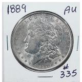 1889  Morgan Dollar   AU