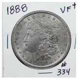 1888  Morgan Dollar   VF+