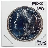 1893-CC  Morgan Dollar   COPY