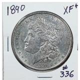 1890  Morgan Dollar   XF+