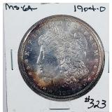 1904-O  Morgan Dollar   MS-61  Toned