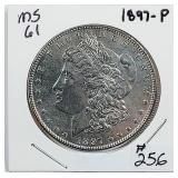 1897  Morgan Dollar   MS-61
