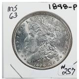 1898  Morgan Dollar   MS-63