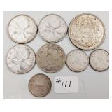 $2.80 Face value   Canada silver coins