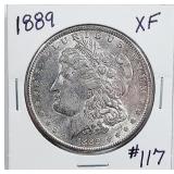1889  Morgan Dollar   XF
