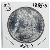 1885-O  Morgan Dollar   MS-63