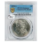1898-S  Morgan Dollar   PCGS Unc-detail