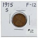 1915-S  Lincoln Cent   F-12