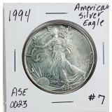 1994  $1 Silver Eagle   Better date