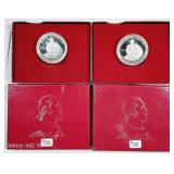 2  1982  George Washington Comm. Half Dollars