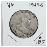 1949-S  Franklin Half Dollar   VG