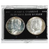 1964 P & D  Kennedy Half Dollar set