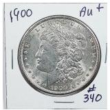1900  Morgan Dollar   AU+
