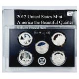 2012-S  US. Mint  ATB Silver Quarters Proof set