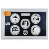 2013-S  National Parks Silver Quarter Proof set