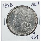 1898  Morgan Dollar   AU+