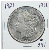 1921  Morgan Dollar   AU