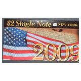 2003-A  $2 FRN  New York  CU  Serial # starts 2009