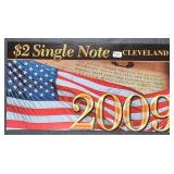 2003-A  $2 FRN  Cleveland CU  Serial # starts 2009