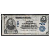 1902  $5 First National Bank of Adrian, MN   VF
