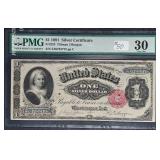 1891  $1 Silver Certificate  "Martha"  PMG VF-30
