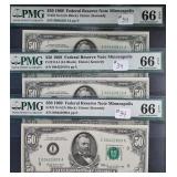 3 Consec. 1969  $50 FRN