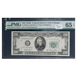 1950-A  $20 FRN  Chicago  PMG Gem Unc 65 EPQ