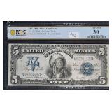 1899  $5 Silver Certificate  "Chief"  PCGS VF-30