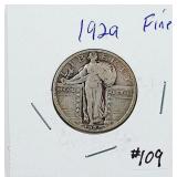 1929  Standing Liberty Quarter   F